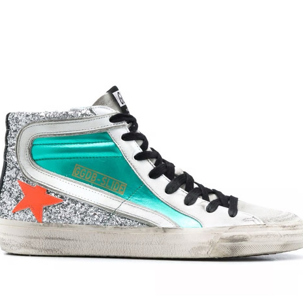 Golden Goose Slide Laminated Sneaker